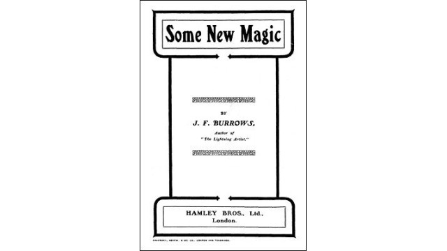 Some New Magic by J. F. Burrows