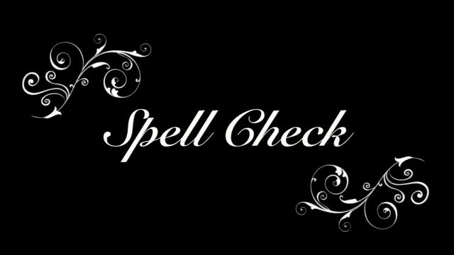 Spell Check by Michael OBrien