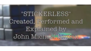 Stickerless by John Michael Hinton