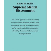 Supreme Mental Discernment by Ralph W. Hull