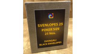 Svenlopes 25 Svengali Black Envelopes by Sven Lee