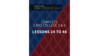 The Complete Card College 3 & 4 - Personal Instruction by Roberto Giobbi