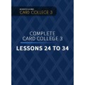 The Complete Card College 3 - Personal Instruction by Roberto Giobbi The Complete Card College 3 - Personal Instruction by Roberto Giobbi