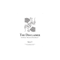 The Disclaimer Issue 3 (2021-06)