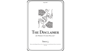 The Disclaimer Issue 5 (2021-08)