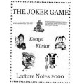 The Joker Game by Kostya Kimlat The Joker Game by Kostya Kimlat