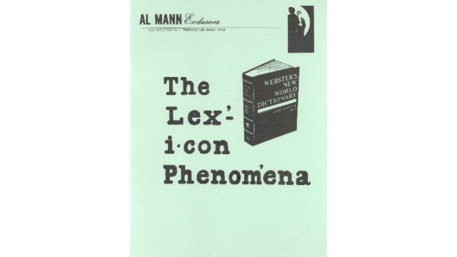 The Lexicon Phenomenon by Al Mann