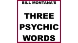 Three Psychic Words by Bill Montana