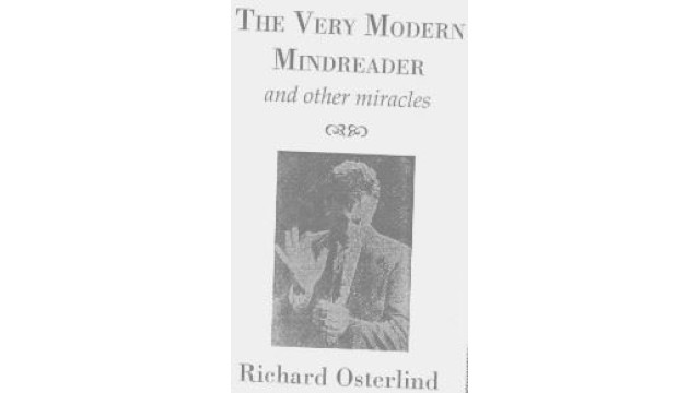 The Very Modern Mind Reader by Richard Osterlind