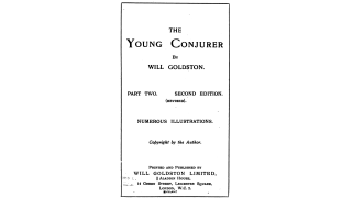 The Young Conjurer Vol2 by Will Goldston