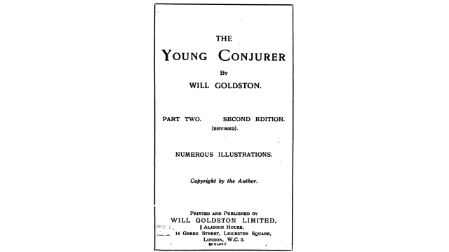 The Young Conjurer Vol2 by Will Goldston