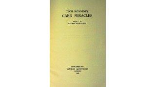 Toni Koynini Card Miracles by George Armstrong