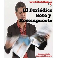 Torn And Restored Newspaper by Antonio Romero