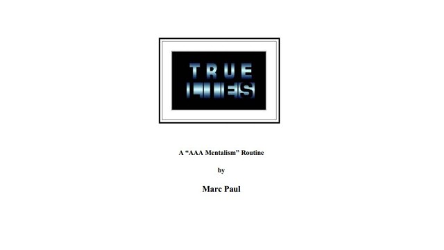 True Lies by Marc Paul