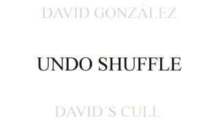 Undo Shufle by David Gonzalez