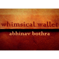 Whimsical Wallet by Abhinav Bothra