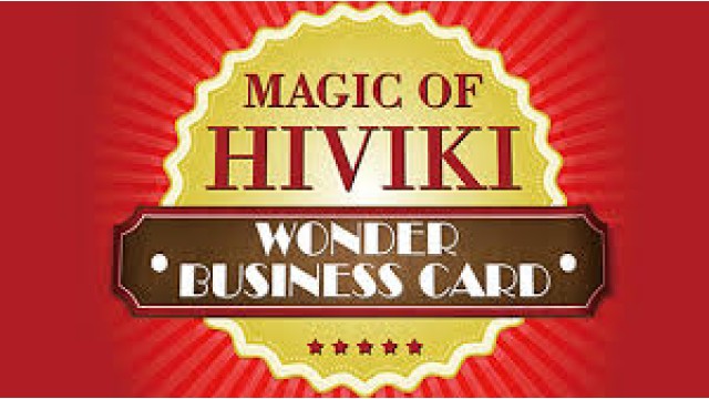 Wonder Business Card by Hiviki