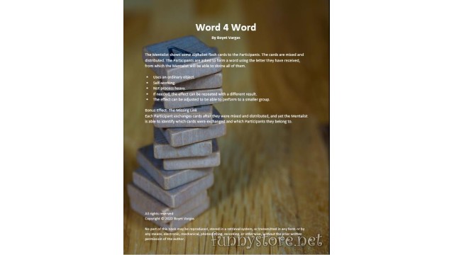 Word 4 Word (Ebook) by Boyet Vargas