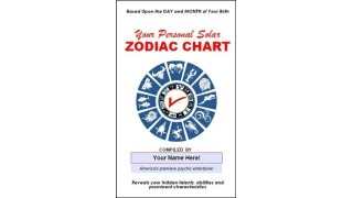 Your Personal Solar Zodiac Chart Pitch Book Kit by B. W. Mccarron