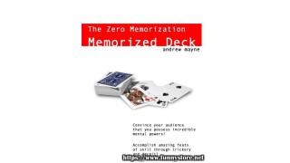 Zero Memorized Deck by Andrew Mayne