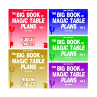 The Big Book Of Magic Table Plans (1-5) by Steve Kovarez
