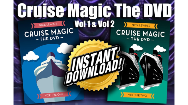 Cruise Magic the DVDs” Vol. 1 & Vol. 2 by Nick Lewin - Greater Magic Video Library