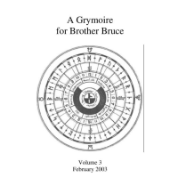 Bruce Barnett - The Grymoire For Brother Bruce Volume 3