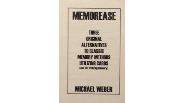 Michael Weber - Memorease - Magic Ebooks