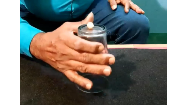 Nut Throught Glass By Casha Badam - Close-Up Tricks & Street Magic