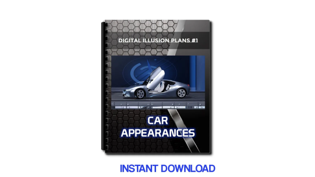 Digital Illusions Plans - Car Appearances By JC Sum - Magic Ebooks