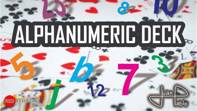 ALPHANUMERIC DECK By Juan Pablo - Card Tricks