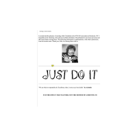 Just Do It! Lecture Notes by Aldo Columbini