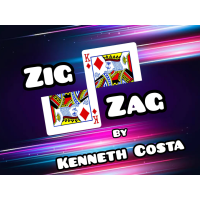Zig Zag Card By Kenneth Costa