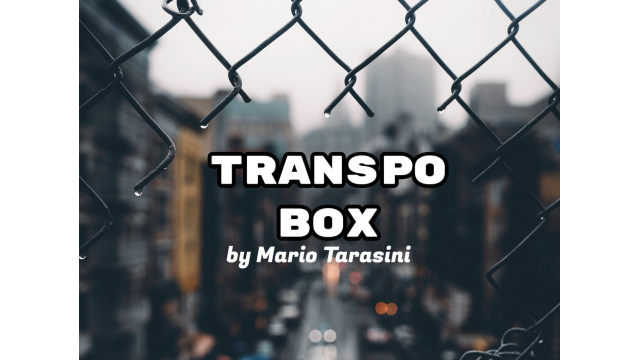 Transpo Box By Mario Tarasini - Card Tricks