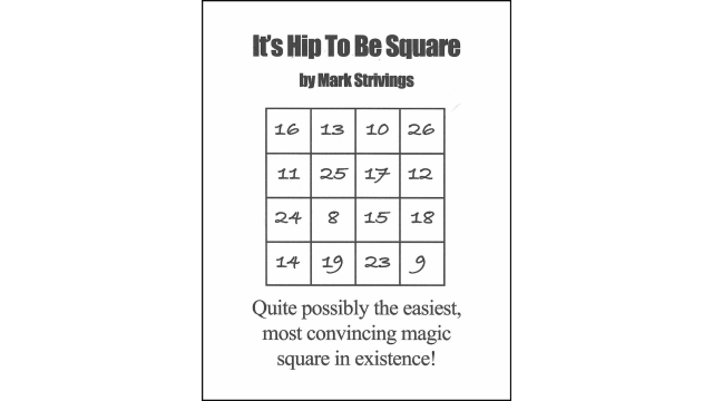 It's Hip To Be Square By Mark Strivings - Magic Ebooks