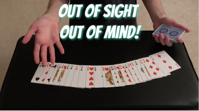 Out of Sight-Out of Mind by Dai Vernon - Card Tricks