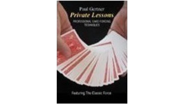 Professional Card Forcing Techniques by Paul Gertner - Card Tricks