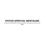 Psycho-Spiritual Mentalism by Jerome Finley