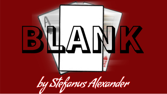 BLANK By Stefanus Alexander - Card Tricks