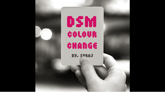 DSM Color Change By Suraj - Card Tricks