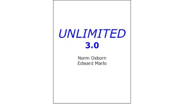 Unlimited 3.0 by Norm Osborn & Edward Marlo - Magic Ebooks