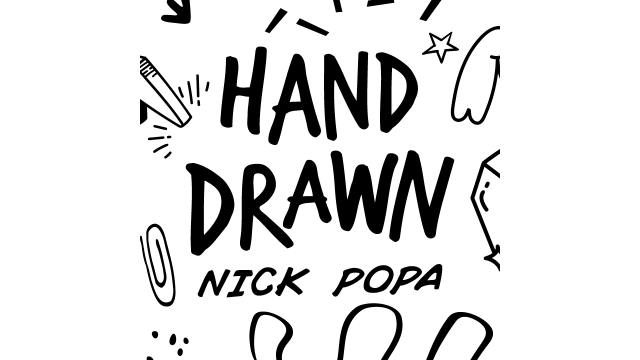 Hand Drawn by Nick Popa - Close-Up Tricks & Street Magic