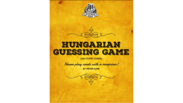 Hungarian Guessing Game AKA Curse by Kaymar Magic - Card Tricks