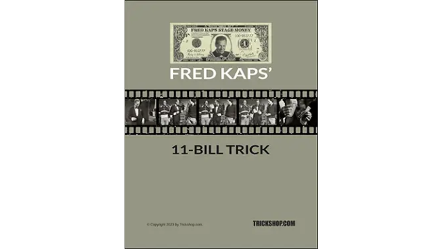 The 11-Bill Trick by Fred Kaps - Card Tricks