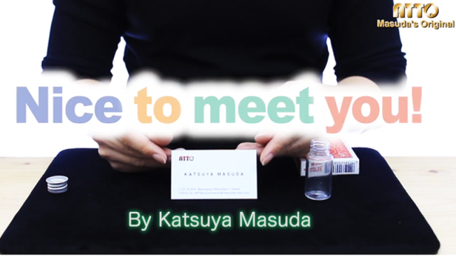 Nice To Meet You by Katsuya Masuda - Card Tricks