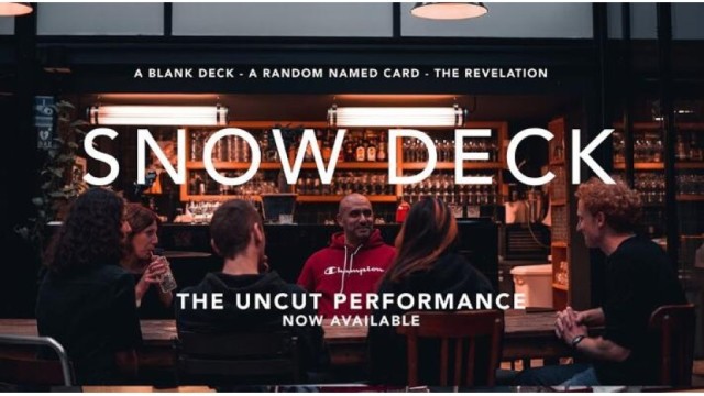 Snow Deck by Yoan Tanuji & Sebastien Calbry - Card Tricks