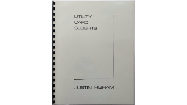 Utility Card Sleights by Justin Higham - Magic Ebooks