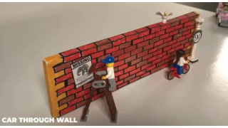 Car Through Wall by Matt Pritchard