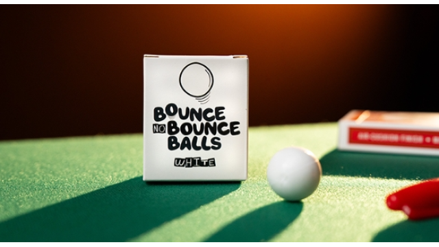 Bounce no Bounce Balls WHITE by Murphy’s Magic - 2024