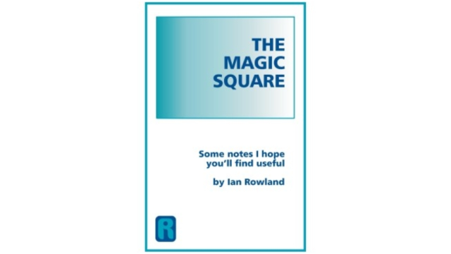 The Magic Square By Ian Rowland - Magic Ebooks